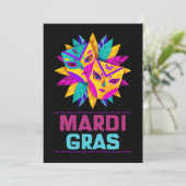 Mardi Gras Masks Vakantie Kaart (Staand voorkant)