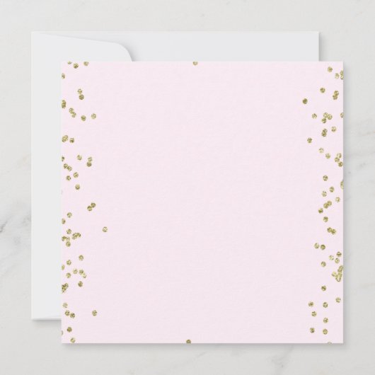 Mardi Gras Masque Diamonds Champagne Sweet 16 Kaart (Achterkant)