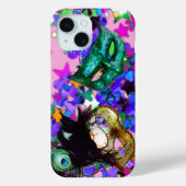 MARDI GRAS MASQUERADE BALL MASK confetti Case-Mate iPhone Case (Achterkant)