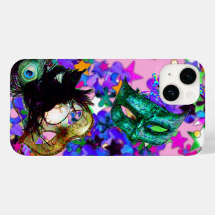 MARDI GRAS MASQUERADE BALL MASK confetti Case-Mate iPhone Case
