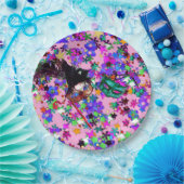 MARDI GRAS MASQUERADE BALL MASK confetti Papieren Bordje (Feest)