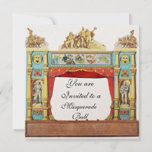 MARDI GRAS MASQUERADE BALL MASKS PUPPET THEATER KAART