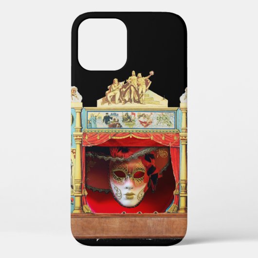 MARDI GRAS MASQUERADE BALL THEATER Monogram Case-Mate iPhone Case (Achterkant)