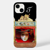 MARDI GRAS MASQUERADE BALL THEATER Monogram Case-Mate iPhone Case (Achterkant)