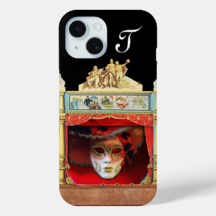 MARDI GRAS MASQUERADE BALL THEATER Monogram iPhone 15 Case