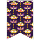 Mardi Gras Masquerade Carnaval Vlaggetjes (Eerste vlag)