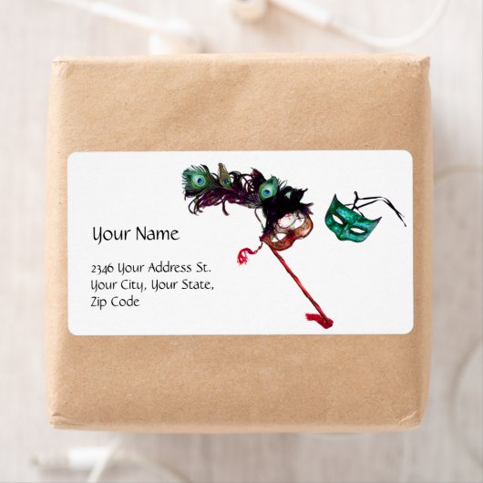 MARDI GRAS MASQUERADE ETIKET (Insitu)