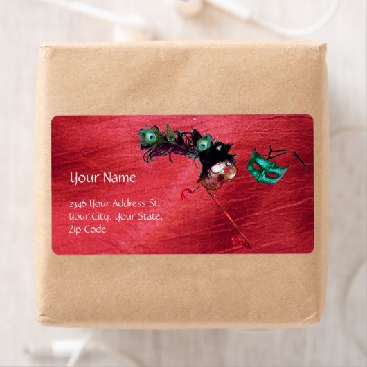 MARDI GRAS MASQUERADE ETIKET (Insitu)