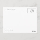 MARDI GRAS MASQUERADE geel Briefkaart (Achterkant)