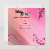 MARDI GRAS MASQUERADE ,MAGIC BERRIES MONOGRAAM zij Kaart (Achterkant)