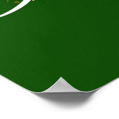 Mardi Gras Masquerade Mask | Groen Poster (Hoek)