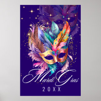 Mardi Gras Masquerade Mask | PAARSE POSTER