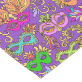 Mardi Gras Masquerade maskers Helder Paars Groen Medium Tafelloper (Hoek)