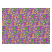 Mardi Gras Masquerade maskers Helder Paars Groen Tafelkleed (Voorkant (Horizontaal))