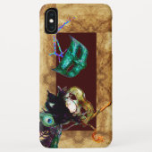 MARDI GRAS MASQUERADE MASKS-perkament Case-Mate iPhone Case (Achterkant)