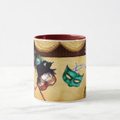 MARDI GRAS MASQUERADE MASKS Theater Stage Mok (Midden)