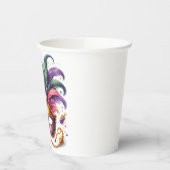 Mardi Gras Masquerade Papieren Bekers (Links)