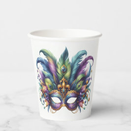 Mardi Gras Masquerade Papieren Bekers