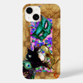 MARDI GRAS MASQUERADE parchment confetti Case-Mate iPhone Case (Achterkant)
