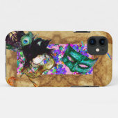 MARDI GRAS MASQUERADE parchment confetti Case-Mate iPhone Case (Achterkant (horizontaal))