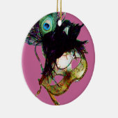 MARDI GRAS MASQUERADE PARTIJ, Gem Stones Keramisch Ornament (Rechts)