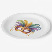 Mardi Gras Masquerade Party Papieren Bordje (Gekanteld)