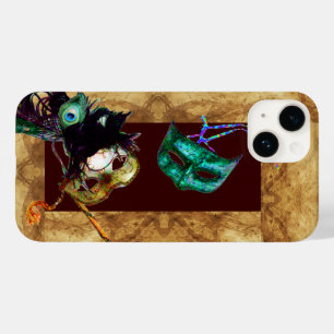 MARDI GRAS MASQUERADE-perkament Case-Mate iPhone Case