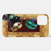 MARDI GRAS MASQUERADE-perkament Case-Mate iPhone Case (Achterkant (horizontaal))