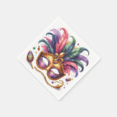 Mardi Gras Masquerade Servet (Hoek)