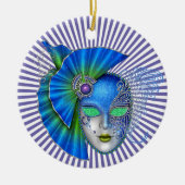 Mardi Gras - Masquerade - SRF Keramisch Ornament (Voorkant)