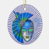 Mardi Gras - Masquerade - SRF Keramisch Ornament (Links)