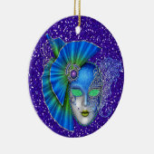 Mardi Gras - Masquerade - SRF Keramisch Ornament (Rechts)