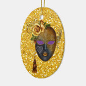 Mardi Gras - Masquerade - SRF Keramisch Ornament (Links)