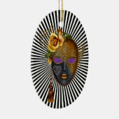 Mardi Gras - Masquerade - SRF Keramisch Ornament (Rechts)