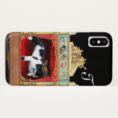 MARDI GRAS MASQUERADE THEATER CAT-Monogram Case-Mate iPhone Case (Achterkant (horizontaal))