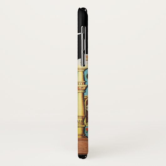 MARDI GRAS MASQUERADE THEATER CAT-Monogram Case-Mate iPhone Case (Achterkant/links)