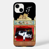 MARDI GRAS MASQUERADE THEATER CAT-Monogram Case-Mate iPhone Case (Achterkant)