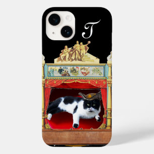 MARDI GRAS MASQUERADE THEATER CAT-Monogram Case-Mate iPhone Case