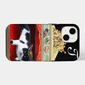 MARDI GRAS MASQUERADE THEATER KAT Monogram iPhone Hoesje (Achterkant horizontaal)