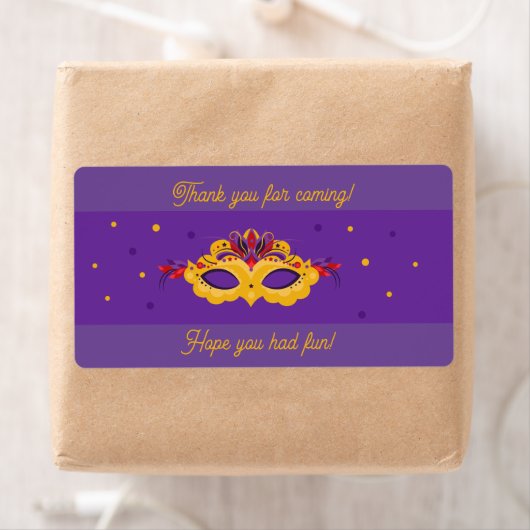 Mardi Gras Masquerade Theme Etiket (Insitu)