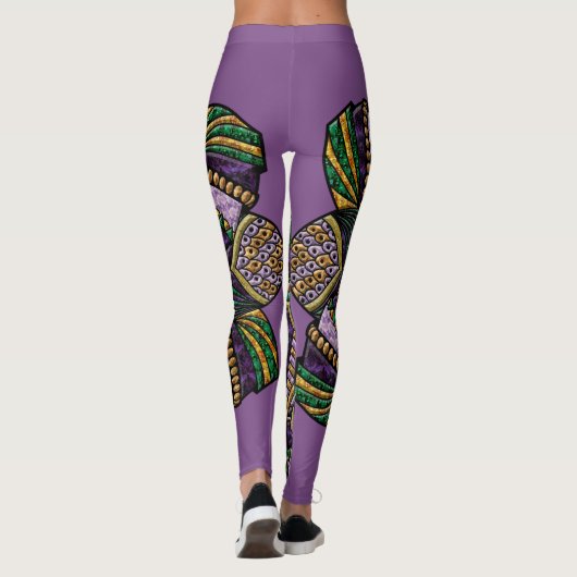 Mardi Gras Medallion Leggings (Achterkant)