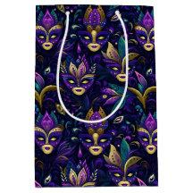 Mardi Gras met goudgele maskers
