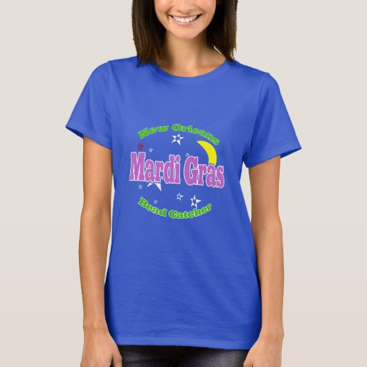 Mardi Gras Meter Beads T-Shirt (Voorkant)