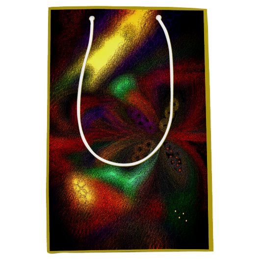 "Mardi Gras" (Middelgroot) Gift Bag Medium Cadeauzakje (Voorkant)