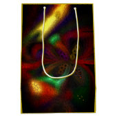 "Mardi Gras" (Middelgroot) Gift Bag Medium Cadeauzakje (Achterkant)