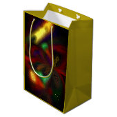 "Mardi Gras" (Middelgroot) Gift Bag Medium Cadeauzakje (Achterkant Gekanteld)