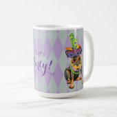 Mardi Gras Min Pin Koffiemok (Voorkant rechts)