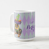 Mardi Gras Min Pin Koffiemok (Voorkant links)