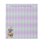 Mardi Gras Min Pin Notitieblok (Voorkant)