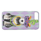 Mardi Gras Mini Schnauzer Case-Mate iPhone Case (Achterkant (Horizontaal))